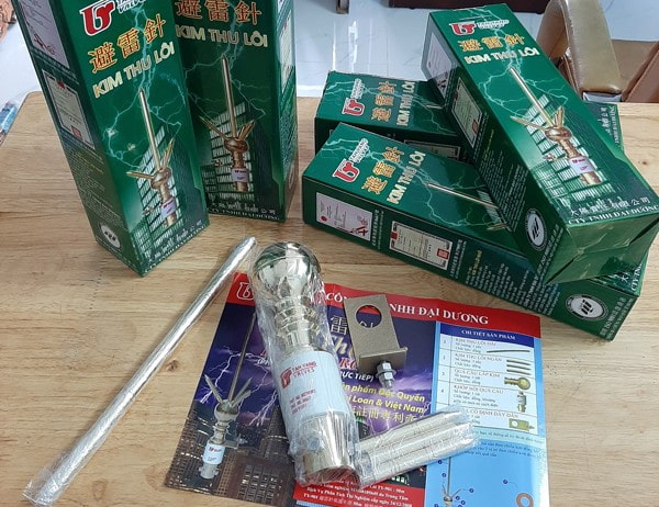 Kim thu sét cổ điển cho nhà 2 tầng, 3 tầng