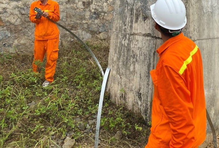 Râu tiếp địa cho cột điện cột đèn