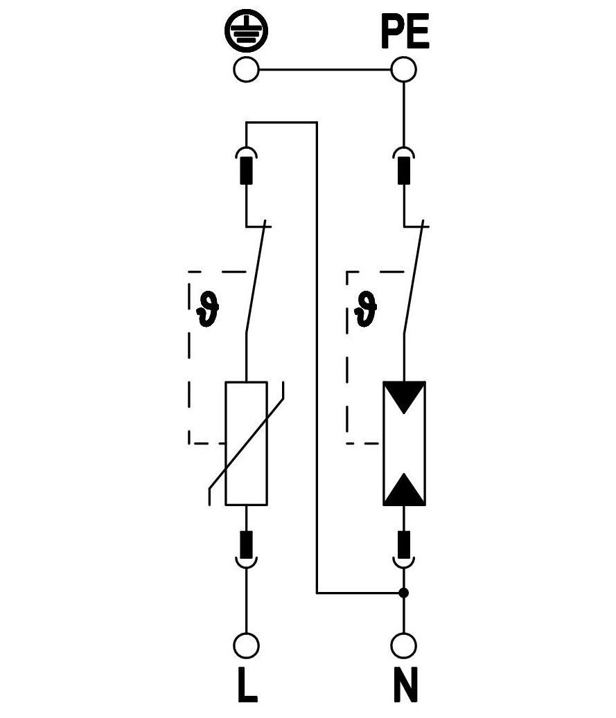 Hướng dẫn lắp chống sét 1 pha OBO V50-1+NPE-280