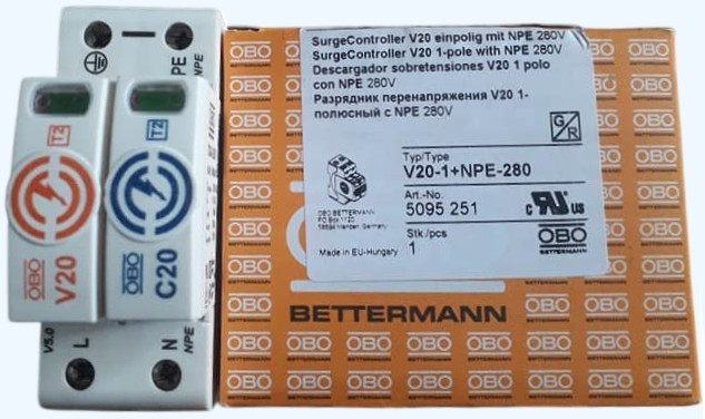 Chống sét 1 pha OBO V20-1+NPE-280 5095251