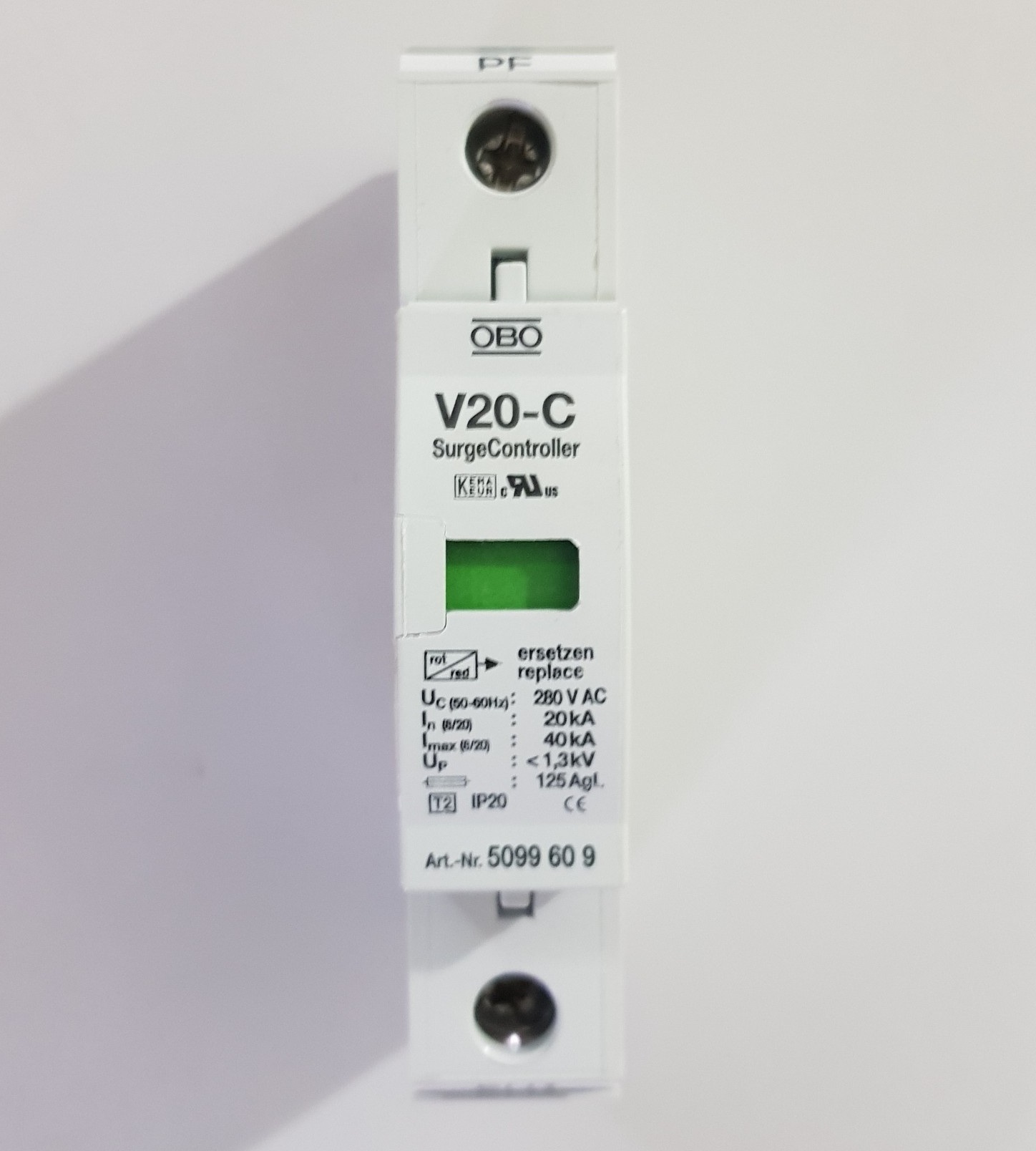 Thiết bị chống sét 1 pha, OBO V20-C 1-385 nhập khẩu Đức