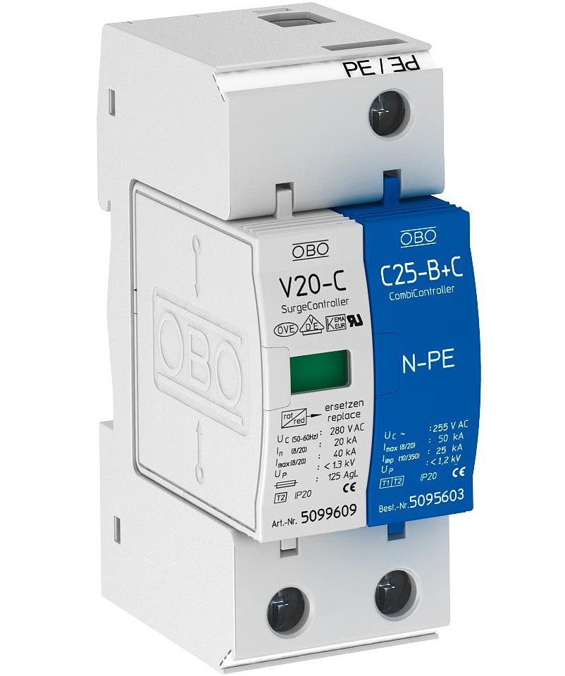 Thiết bị chống sét OBO V20-C1+NPE-280 là gì