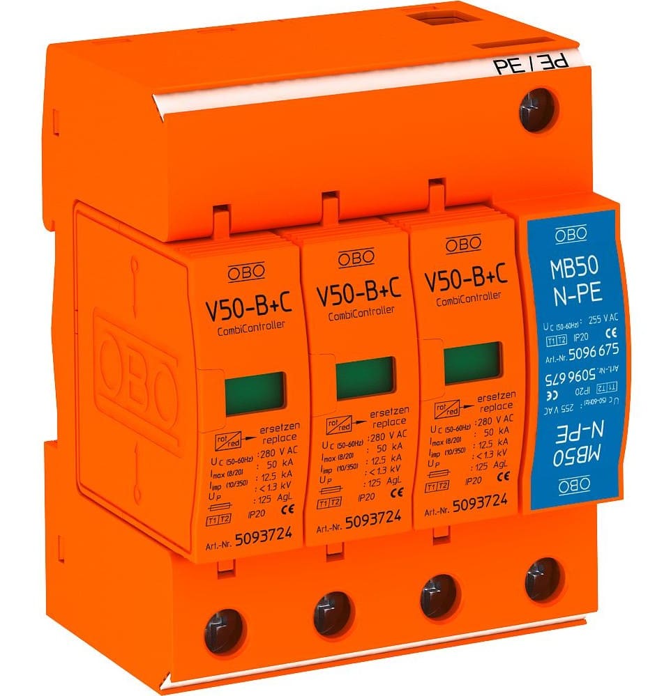 Thiết bị chống sét OBO V50-B+C 3+NPE 5093654