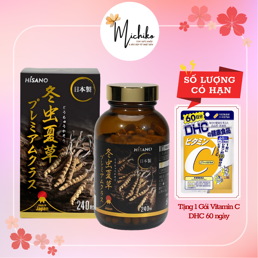 Viên Uống Đông Trùng Hạ Thảo Ably Touchukasou Cordyceps Capsule – Nâng Cao Sức Khỏe & Sức Bền