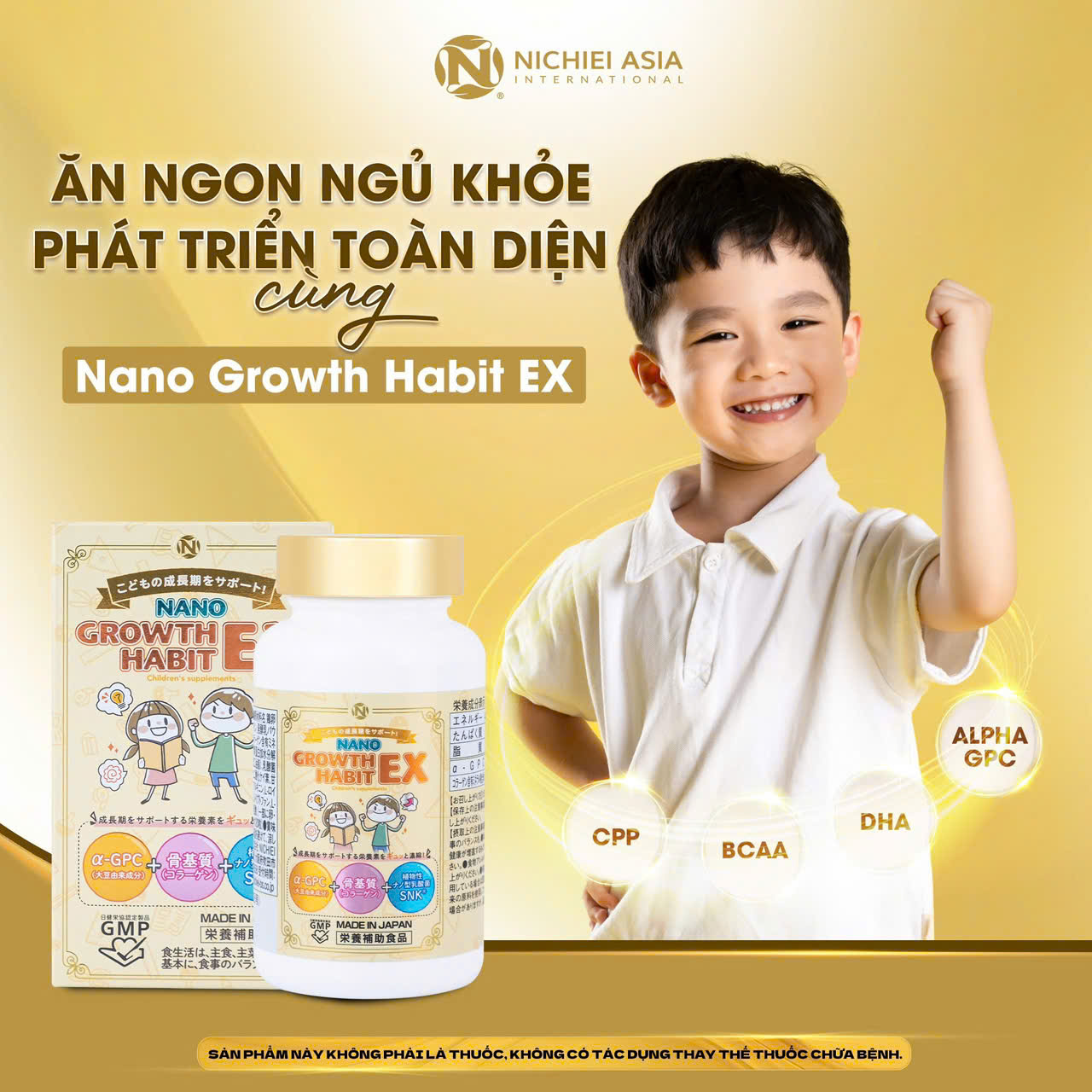 Nano Growth Habit Ex – Hỗ Trợ Phát Triển Toàn Diện Cho Con Từ Nhỏ