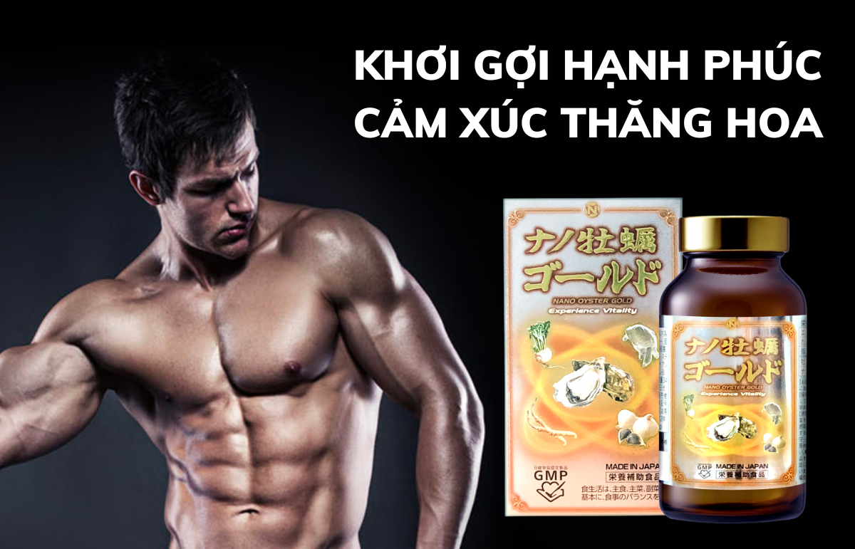 Viên Uống Tinh Chất Hàu Nano Oyster Gold Nichiei Bussan Nhật Bản 120 Viên