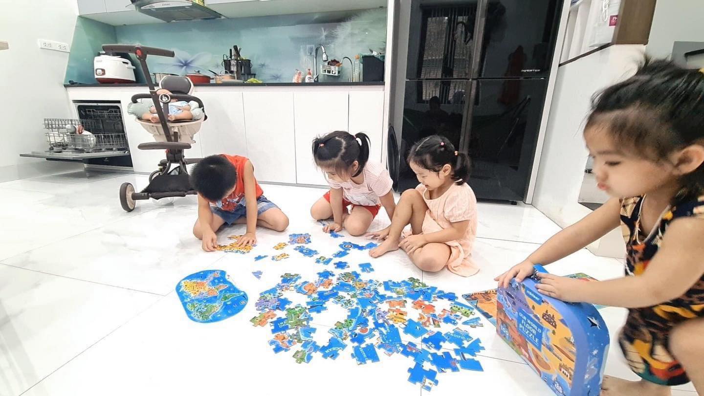 LỢI ÍCH KHI CON CHƠI PUZZLE