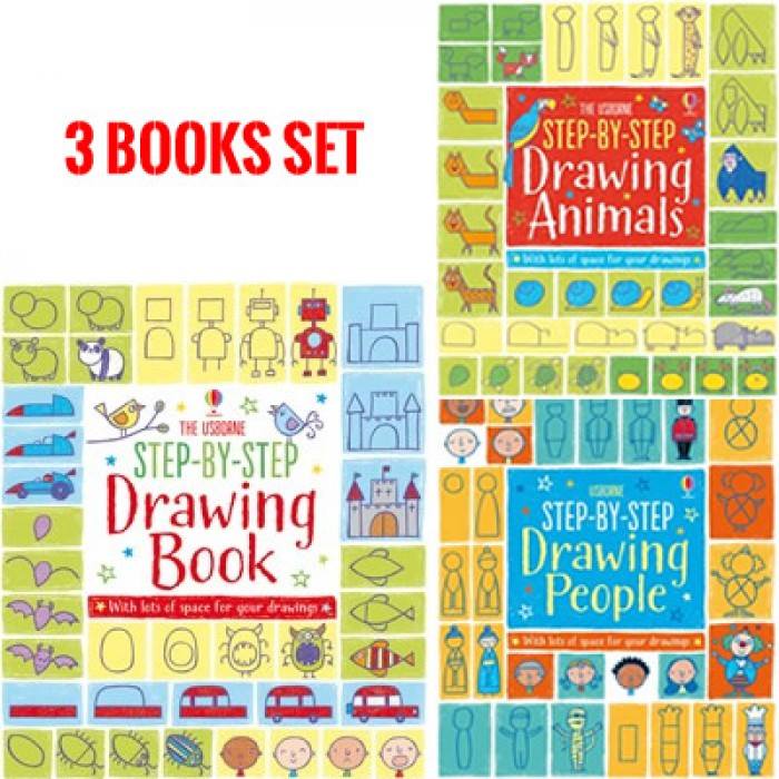Bộ sách Drawing book - Nuôi dưỡng khả năng sáng tạo cho bé