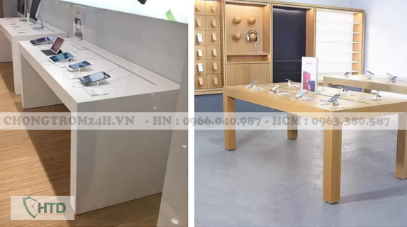 Sử dụng chân đế trưng bày chống trộm điện thoại để mang lại những thay đổi