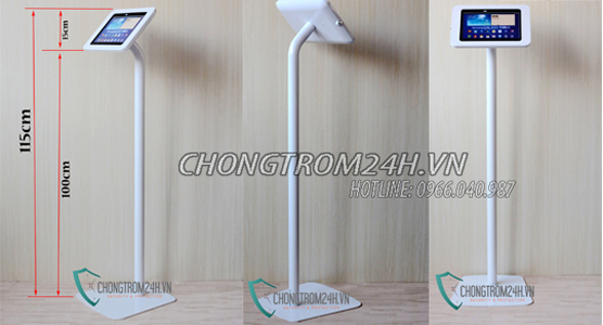 Giá đỡ chống trộm máy tính bảng, ipad tại triển lãm - hội chợ