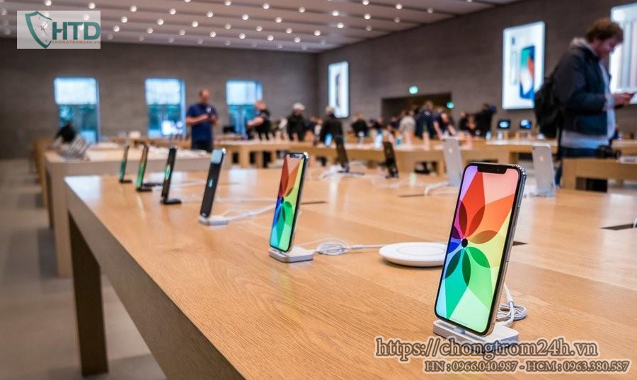 Thiết bị chống trộm điện thoại trưng bày trải nghiệm có thật sự an toàn