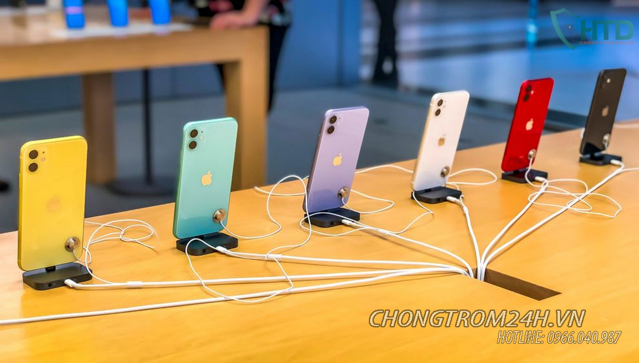 Thiết bị chống trộm điện thoại trưng bày đang dùng ở đâu và tác dụng gì ?