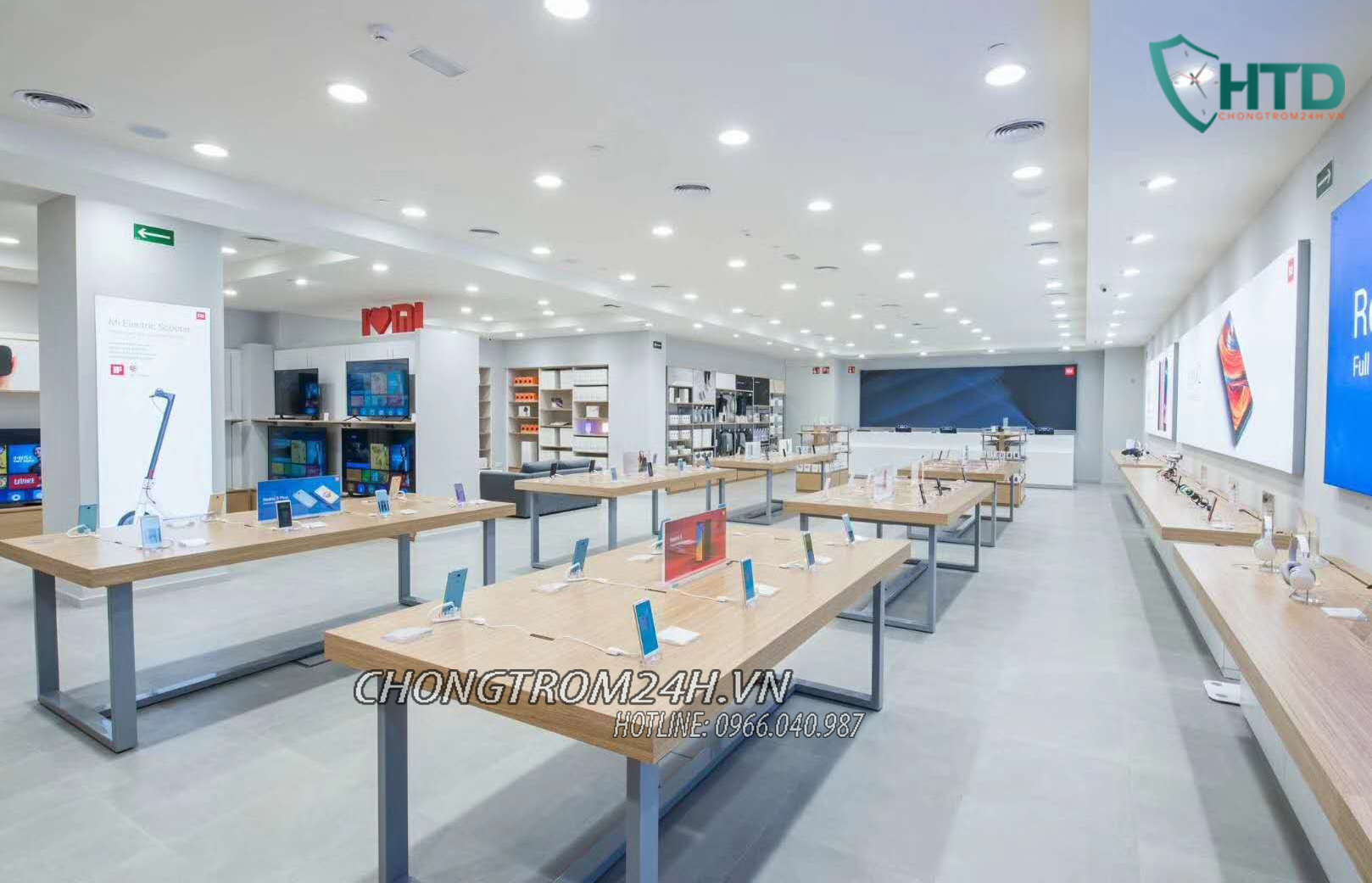 Hướng dẫn chi tiết sử dụng bộ chống trộm điện thoại trưng bày trải nghiệm