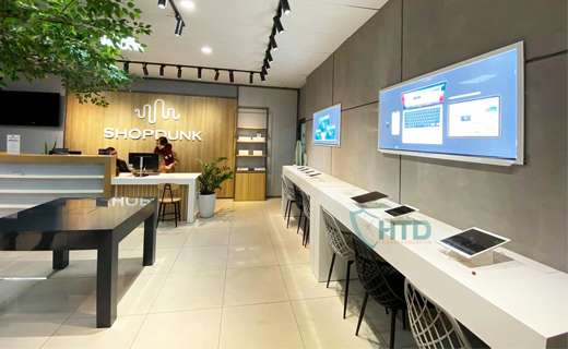 Chống trộm điện thoại, ipad trung bày tại ShopDunk Láng Hạ - Hà Nội