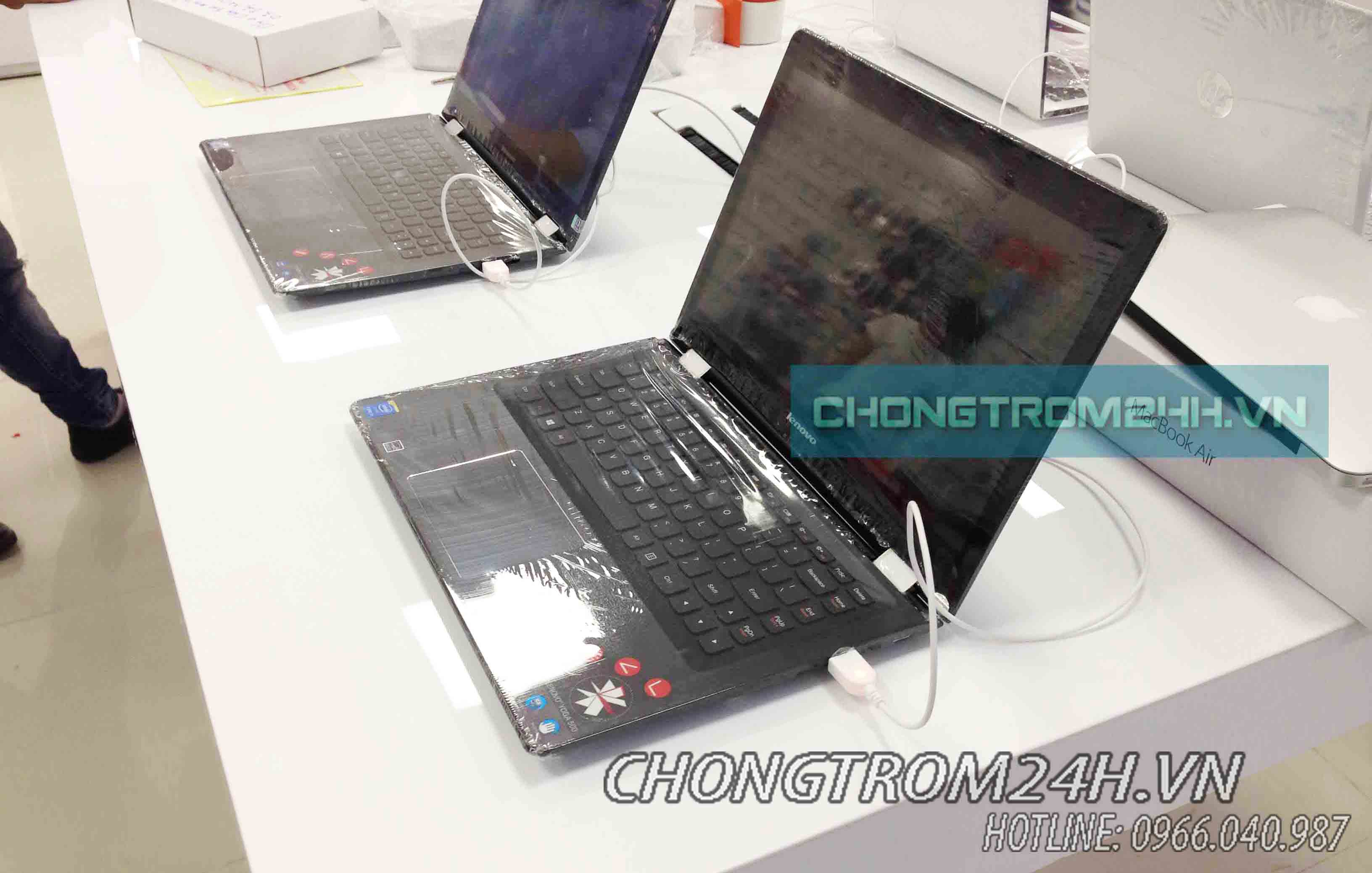 Chống trộm cho laptop trưng bày trên cổng usb - Đột phá mới