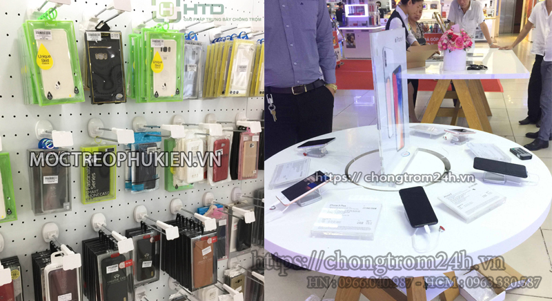 lợi ích lớn từ móc treo chống trộm kết hợp thiết bị chống trộm điện thoại