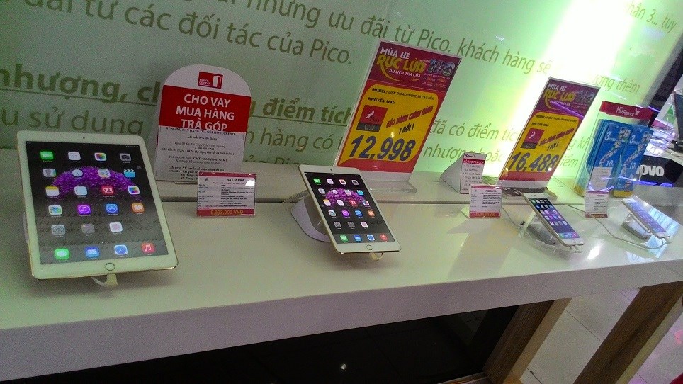 Thiết bị chống trộm trưng bày điện thoại, Ipad