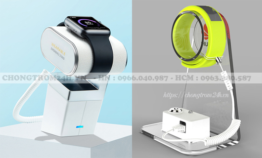 Thiết bị chống trộm vòng đeo tay và đồng hồ thông minh trưng bày