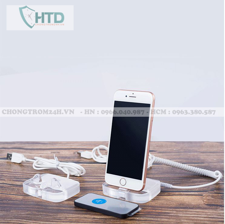 Thiết bị chống trộm điện thoại độc lập 1090 | Chân đế chống trộm điện thoại đứng.
