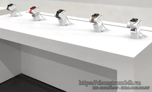 chống trộm điện thoại trưng bày