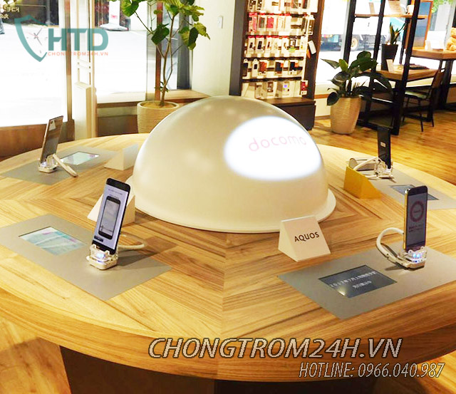 Chân đế chống trộm điện thoại