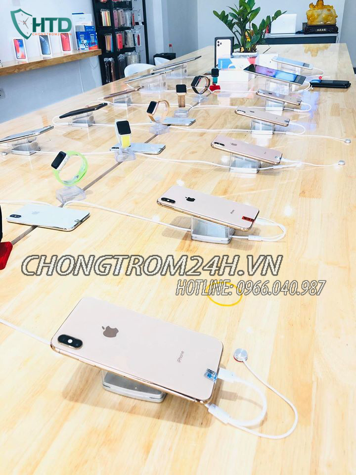 Chống trộm điện thoại trưng bày