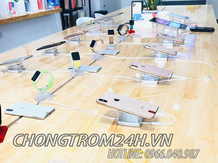 chống trộm điện thoại trưng bày