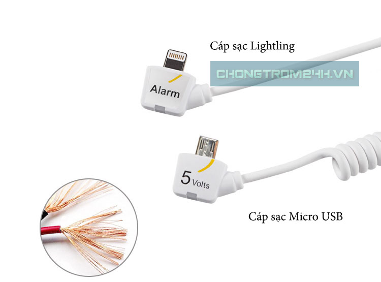 cáp chống trộm điện thoại