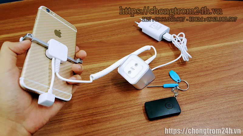 Thiết bị chống trộm điện thoại có kẹp.