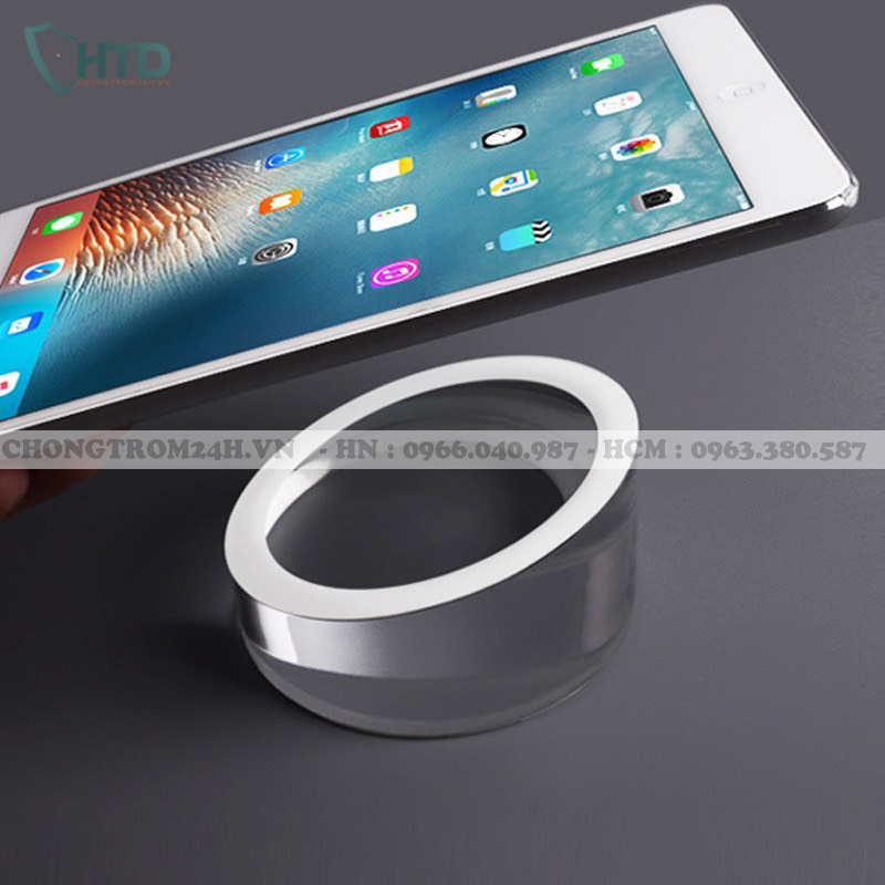 đế mica trưng bày máy tính bảng