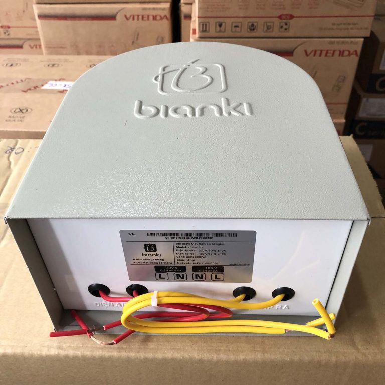 Bộ đổi nguồn móng ngựa dây đồng Bianki 1,5KVA