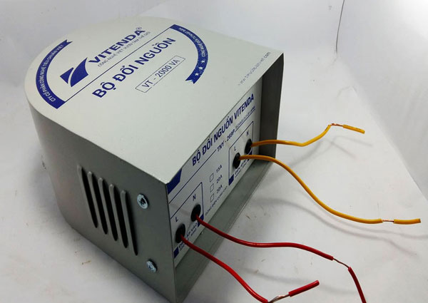 Biến áp đổi nguồn 2KVA dây đồng móng ngựa