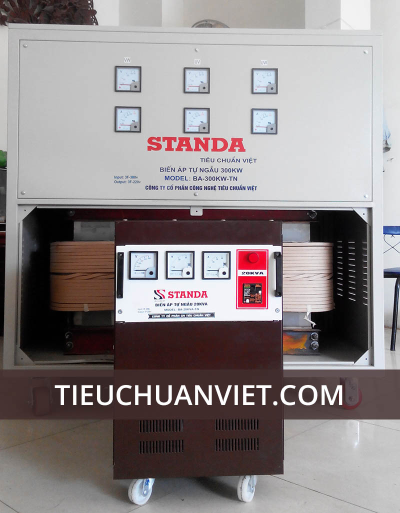 Ổn áp standa 200KVA NM (260V - 430V)