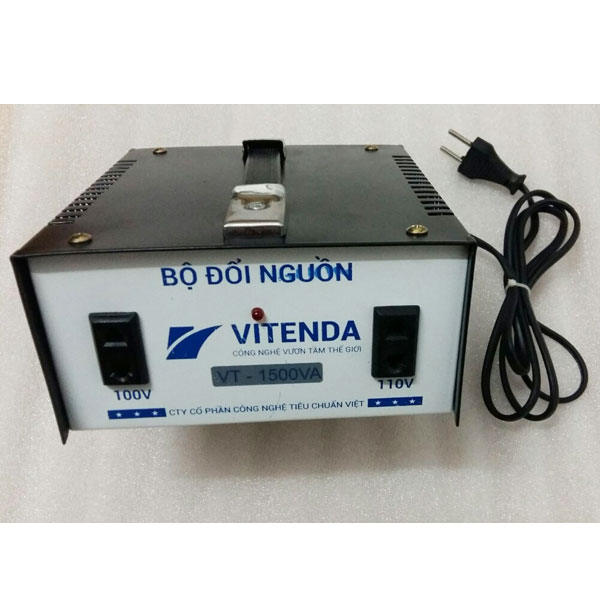 Bộ đổi nguồn 1,5KVA dây đồng Vitenda quai xách