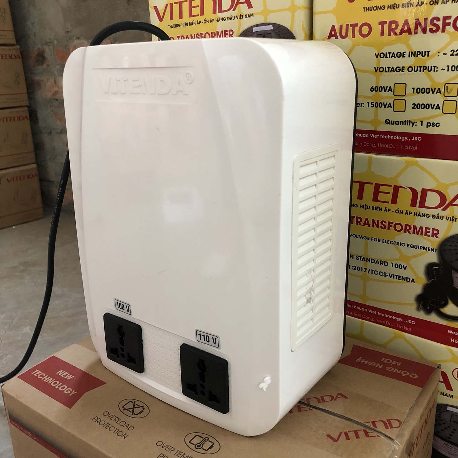 Đổi nguồn 1,5KVA đồng ổ cắm cao cấp