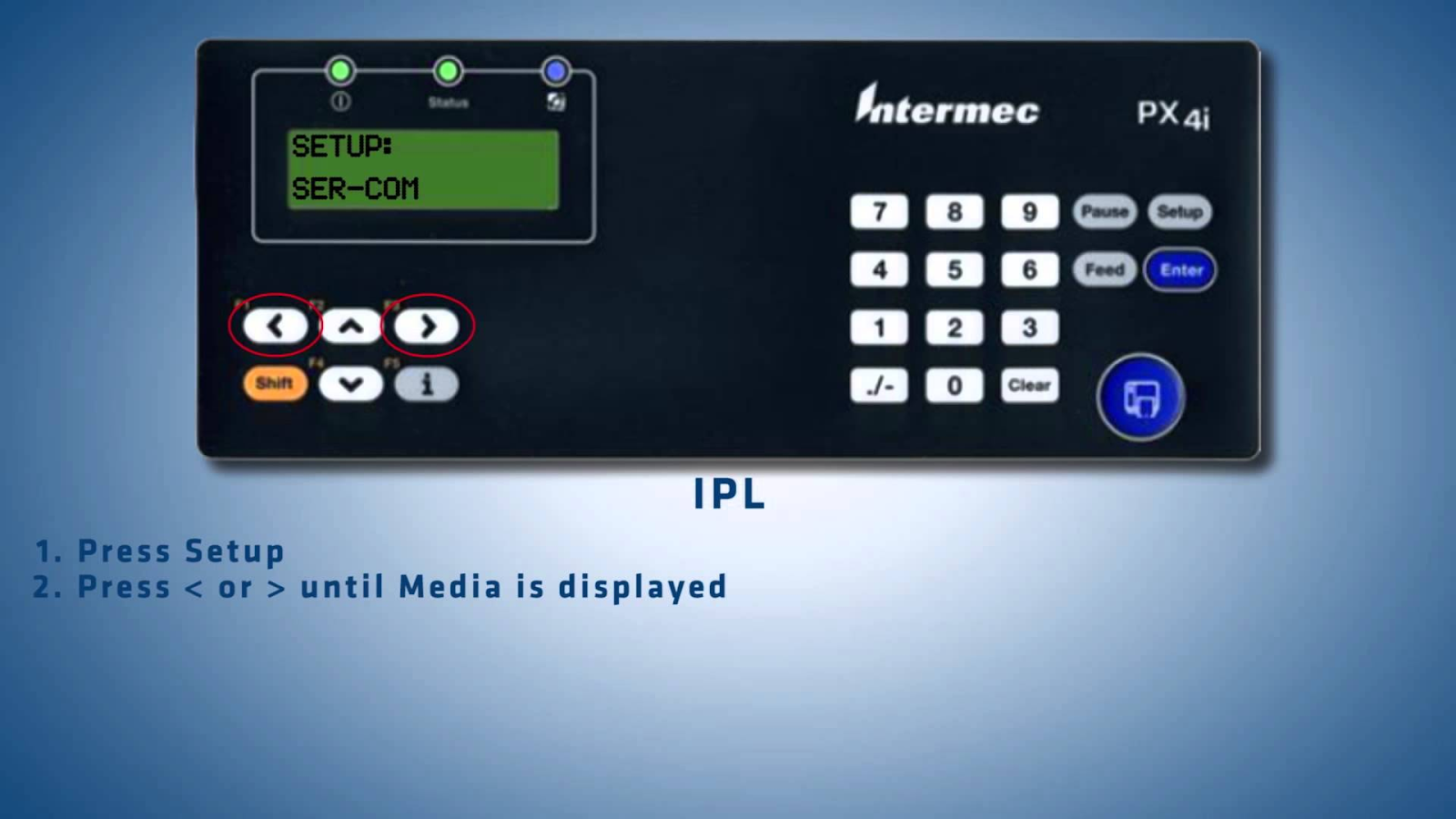 Cách căn chỉnh máy in Intermec PM4I PX4I