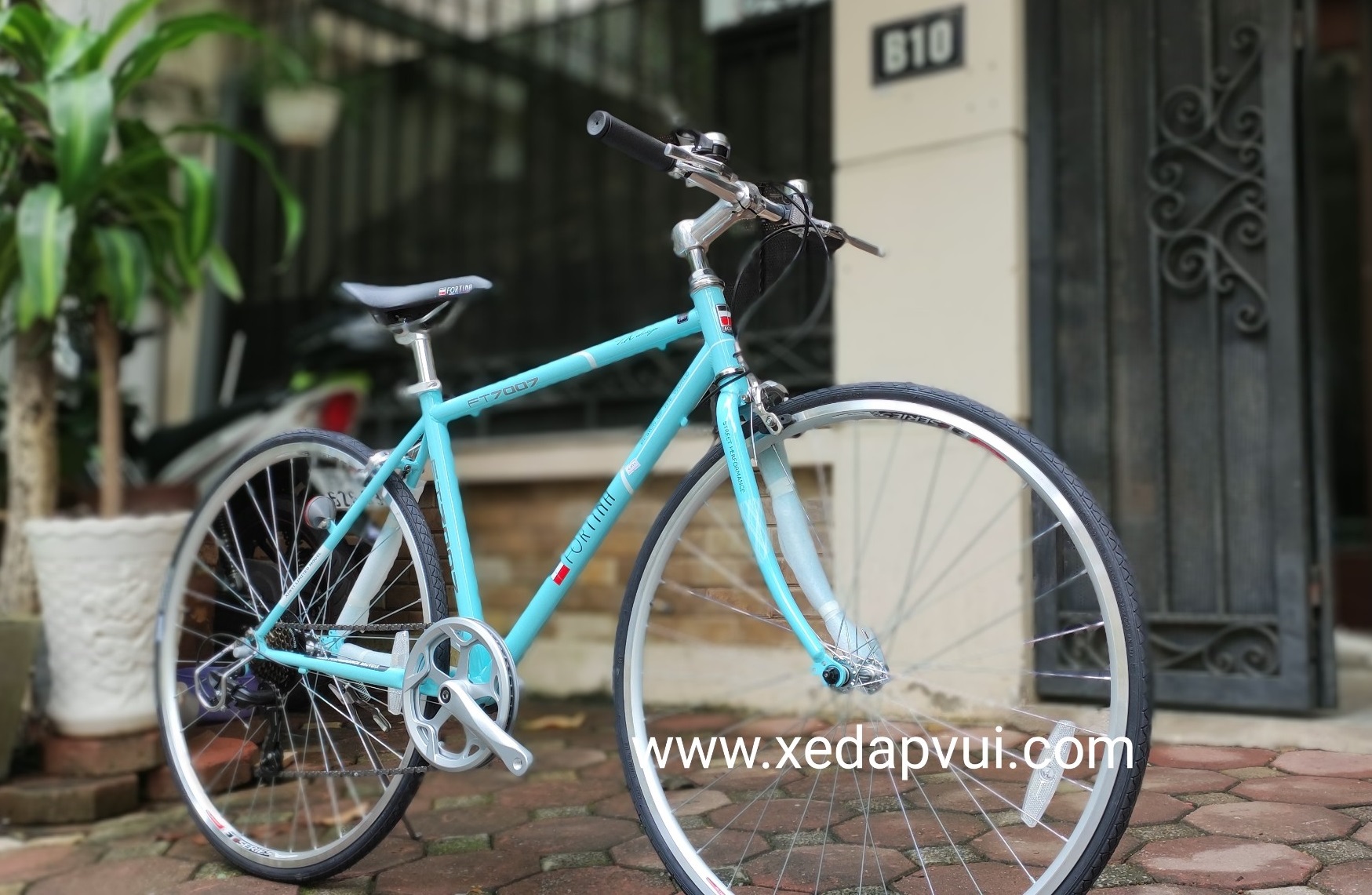 Fortina FT7007 - xanh bạc hà (MINT), xe đạp thể thao đường phố Nhật Bản