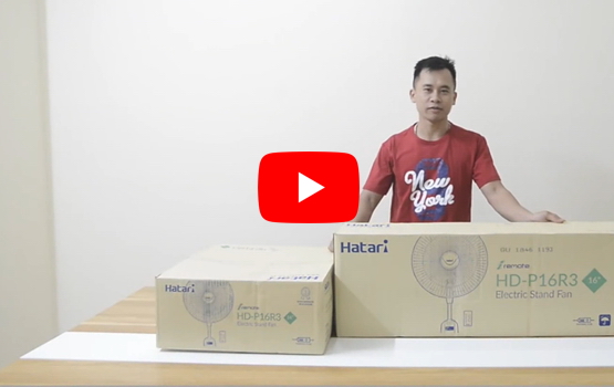 Hướng dẫn lắp đặt quạt cây Hatari HD P16R3