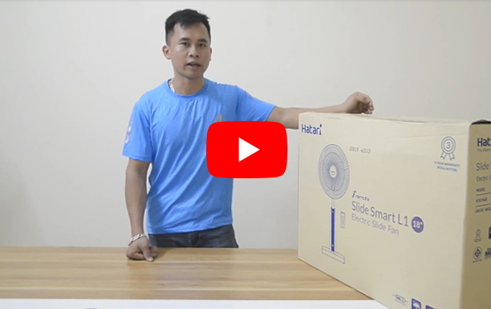 Hướng dẫn lắp đặt quạt lửng điều khiển Hatari Slide Mart L1