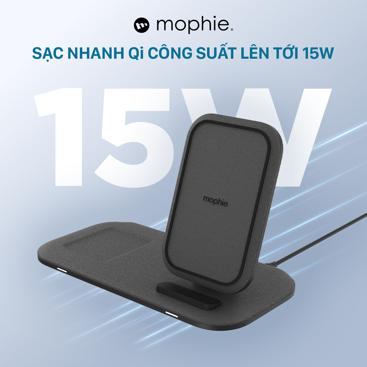 Đế sạc Mophie 2in1 StandPlus 3 broshop de sac mophie 2in1 stand plus 12