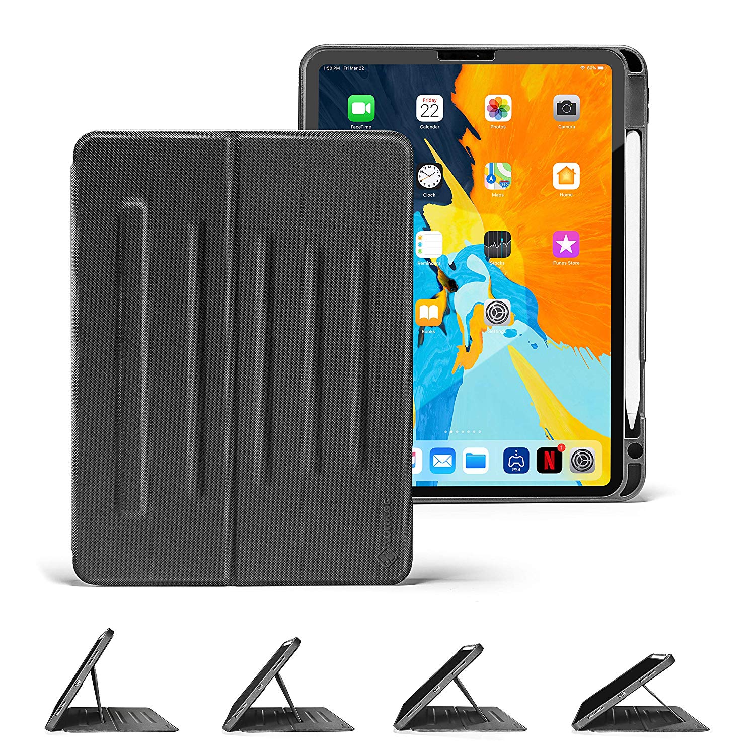 BAO DA TOMTOC Smart Case cho iPad Pro 12.9 inch 2020 Chính Hãng Giá rẻ