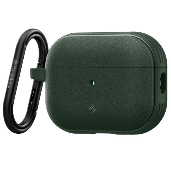 Caseology Vault Cover Per AirPods Pro 2 (2022/2023) – Custodia Antiscivolo Con Moschettone, Protezione Militare, Ricarica Wireless Compatibile