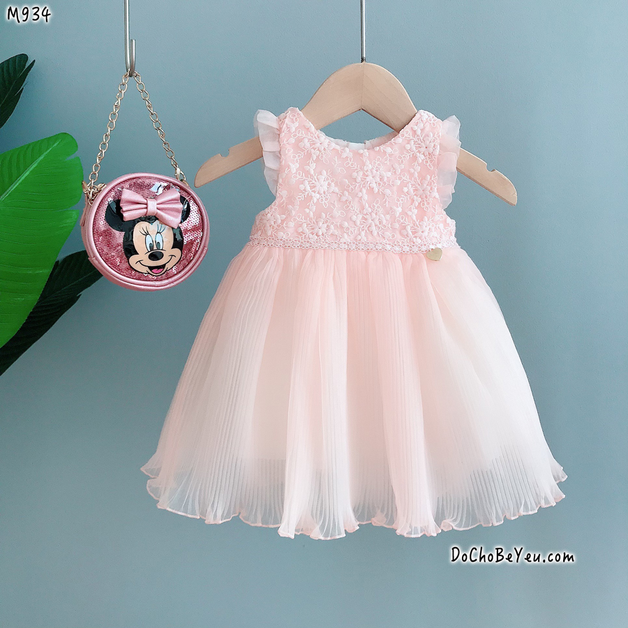 Váy công chúa cho bé gái kèm bờm tóc chất liệu cao cấp - Đầm bé gái, váy trẻ  em siêu xinh từ sơ sinh đến 18kg | Lazada.vn