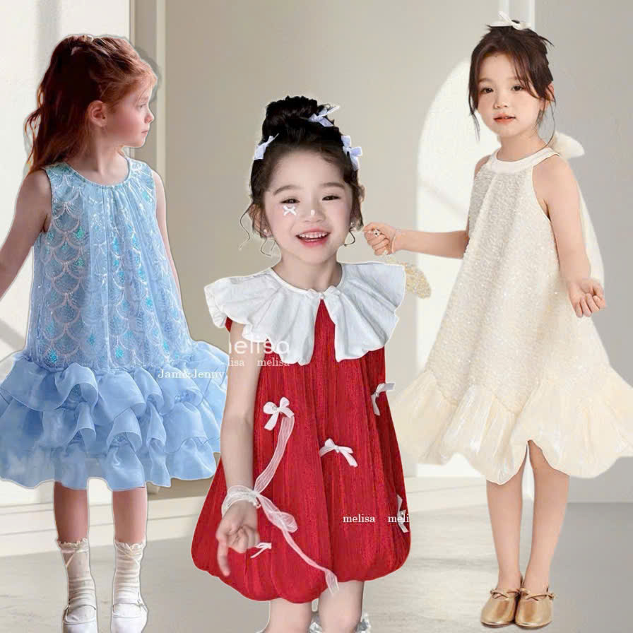 Váy đầm cho bé gái 2-3-4-5-6-7-8-9-10 tuổi TPHCM