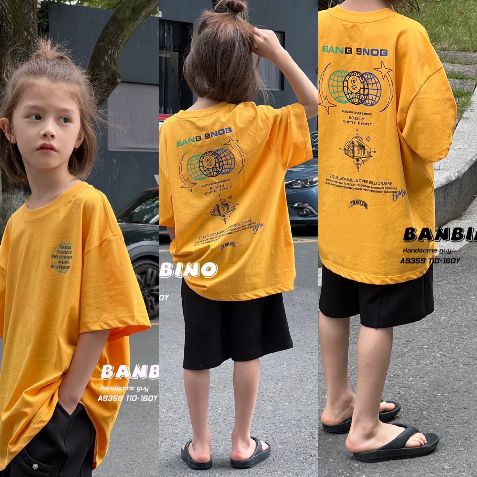 Áo thun Banbino cho bé trai size đại đến 55kg