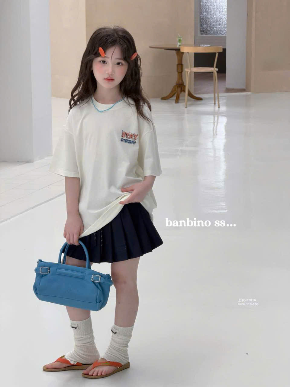 Áo thun bé gái size đại, áo thun trẻ em Banbino