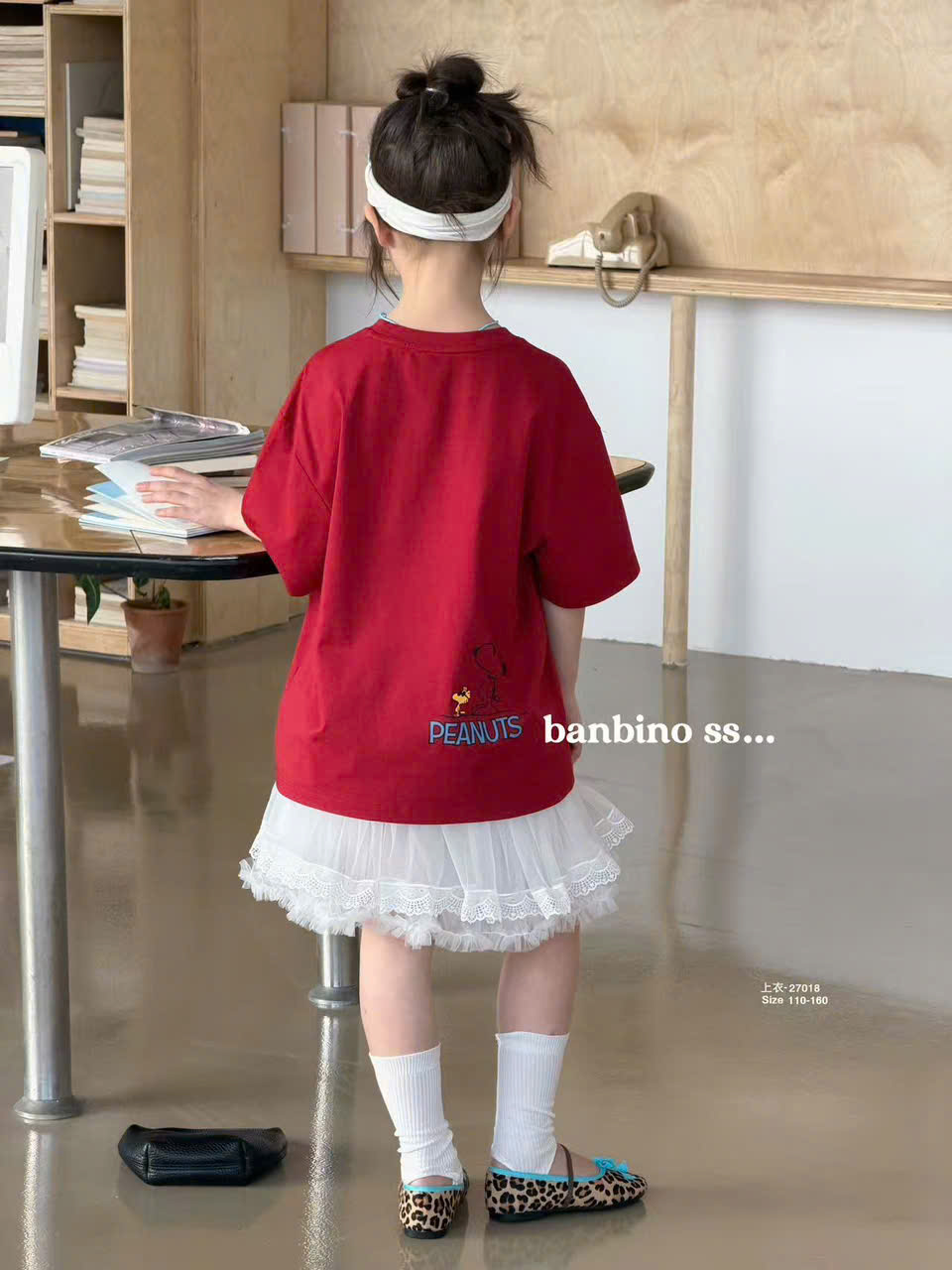 Áo thun bé gái size đại, áo thun trẻ em Banbino