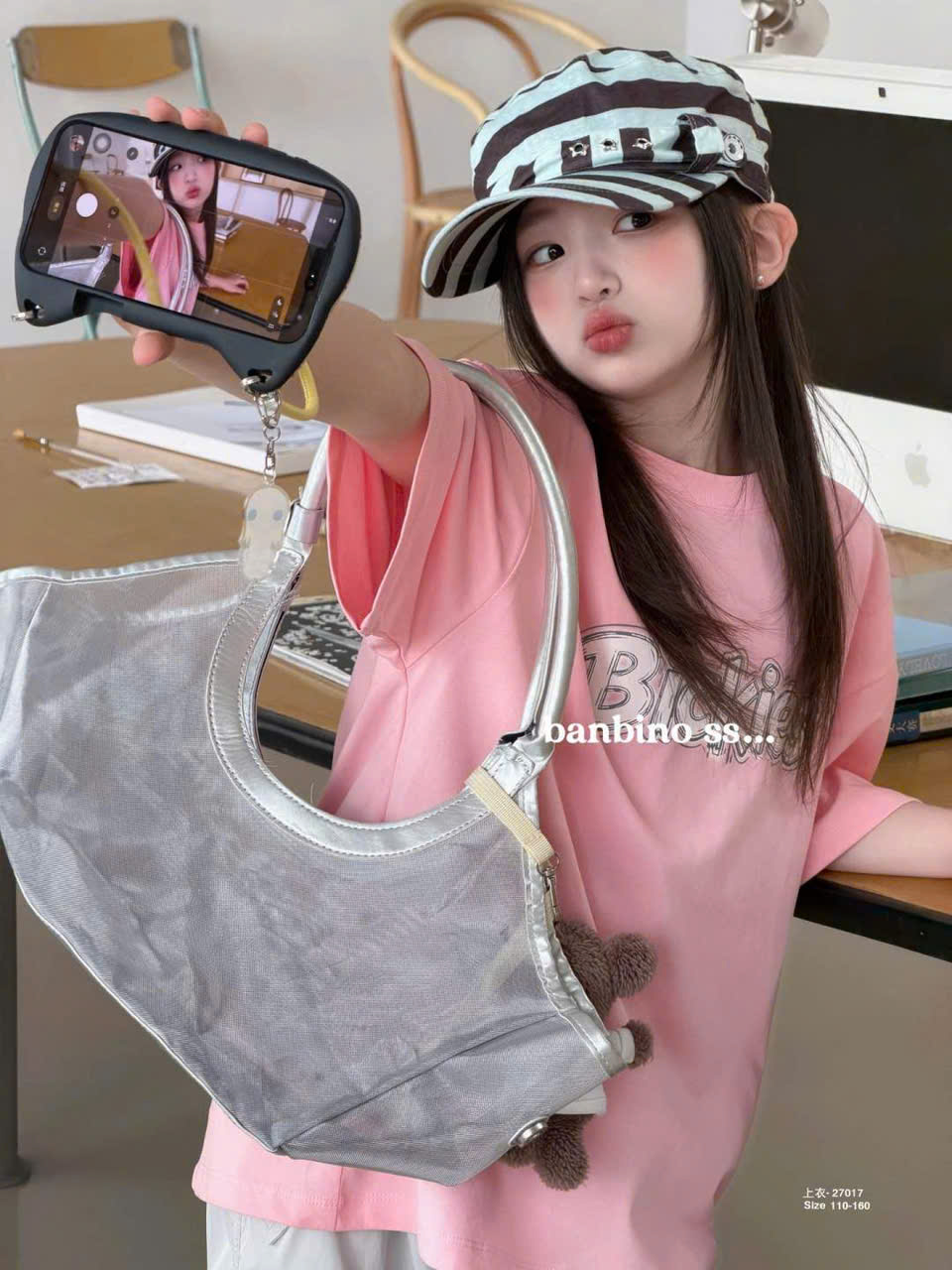Áo thun bé gái size đại, áo thun trẻ em Banbino