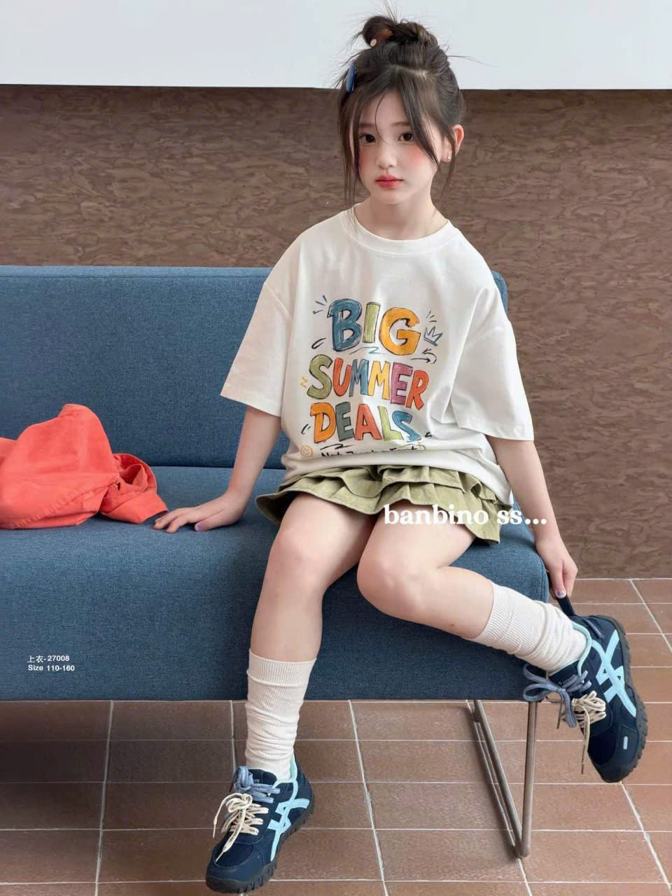 Áo thun bé gái size đại, áo thun trẻ em Banbino