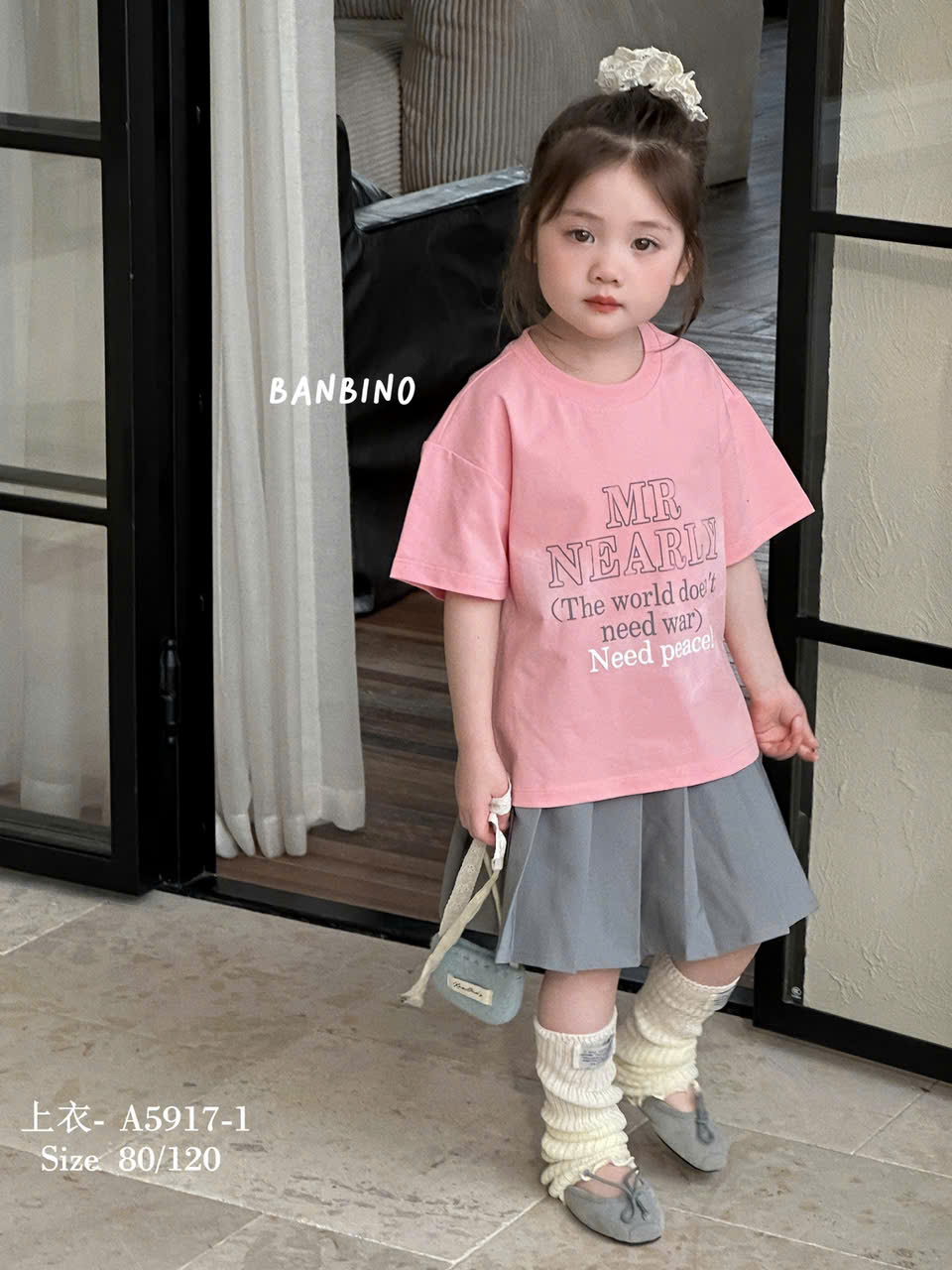 Áo thun cho bé gái 1-2-3-4-5 tuổi